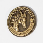 Монета в мешочке «С Новым Счастьем», d = 2,5 см - фото 9781005
