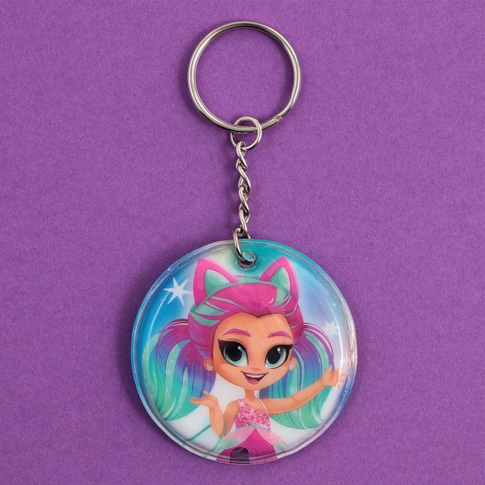 Брелок с фонариком "Единорожек", 5 х 5 см 9550400