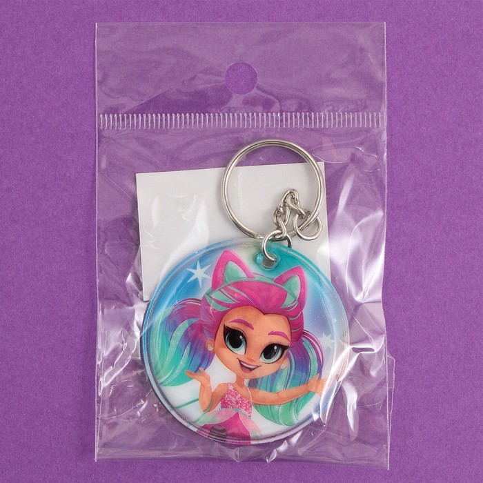 Брелок с фонариком "Единорожек", 5 х 5 см 9550400