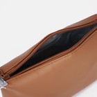 Косметичка на молнии, с подкладом, цвет коричневый - фото 22412611