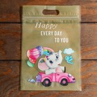 Пакет подарочный, с zip-lock застежкой, 15×22 см, МИКС - Фото 5