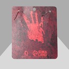 Серьги акриловые «Крик» ножи маски, цвет чёрно-белый в серебре 9667905