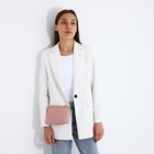 Сумка кросс-боди на молнии, цвет розовый - фото 22503099