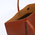 Сумка женская на магните, цвет коричневый - фото 43271191