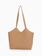 Сумка-шопер женская на магните, размер 30×9×29 см, бежевая - Фото 2