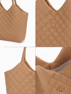 Сумка-шопер женская на магните, размер 30×9×29 см, бежевая - Фото 3