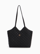 Сумка-шопер женская на магните, размер 30×9×29 см, чёрная - Фото 2