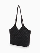 Сумка-шопер женская на магните, размер 30×9×29 см, чёрная - Фото 4