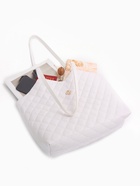 Сумка женская на магните, цвет белый - Фото 8