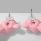 Серьги пластик «Мишки», цвет розовый - фото 8573477