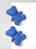 Серьги пластик «Мишки» со смайликами, цвет синий - Фото 4