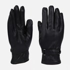 Перчатки мужские, безразмерные, с утеплителем, цвет чёрный - фото 10700106
