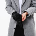 Перчатки мужские, безразмерные, с утеплителем, цвет чёрный - Фото 5