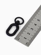 Карабин «Овал» с кольцом 3.8×1.7×0.45 см (набор 3 шт.), матовый чёрный - Фото 2