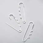 Булавка для подвесок (набор 3 шт.) L=6.5 см, белая - Фото 3