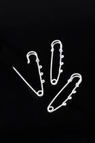 Булавка для подвесок (набор 3 шт.) L=6.5 см, белая - Фото 4