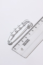 Булавка для подвесок (набор 3 шт.) L=6.5 см, белая - Фото 2