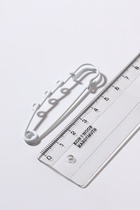 Булавка для подвесок (набор 3 шт.) L=6.5 см, белая - Фото 3