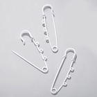 Булавка для подвесок (набор 3 шт.) L=6.5 см, белая - Фото 2