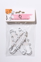 Булавка для подвесок (набор 3 шт.) L=6.5 см, белая - Фото 5