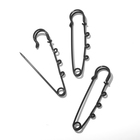 Булавка для подвесок (набор 3 шт.) L=6.5 см, чёрная - Фото 2