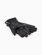 Перчатки женские кожаные, безразмерные, с утеплителем, цвет чёрный - Фото 2