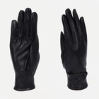 Перчатки женские, безразмерные, с утеплителем, цвет чёрный - фото 10700246