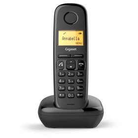 Радиотелефон DECT Gigaset A270, АОН, спикерфон, 80 контактов, подсветка кнопок, черный
