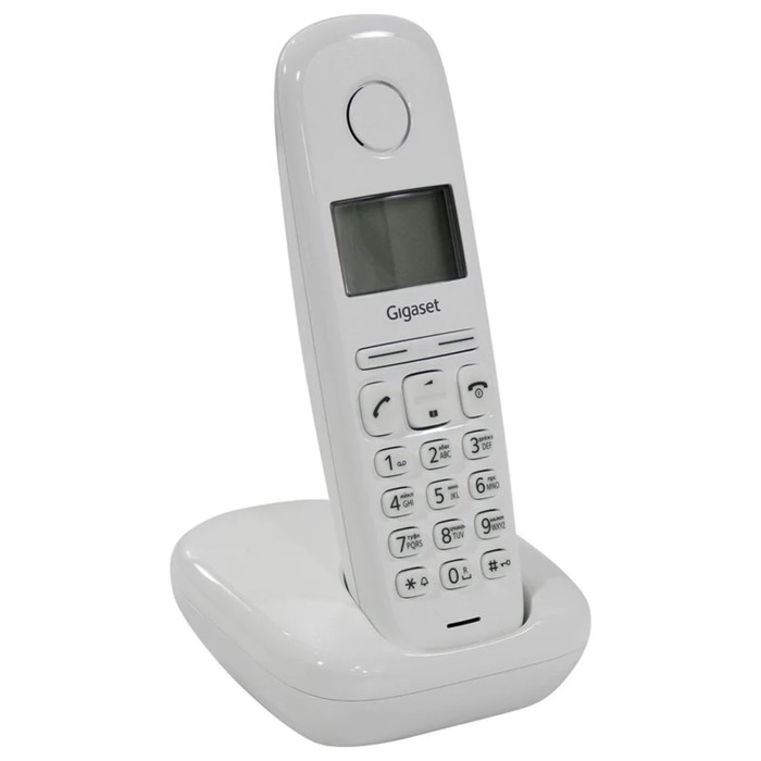 Радиотелефон DECT Gigaset A170, АОН, Caller ID, ускоренный набор, 50 номеров, ECO, белый - фото 51313433