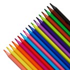 Карандаши цветные пластиковые 18 цветов Гамма "Мультики", заточенные, ПВХ, европодвес 251220212 - фото 7307837