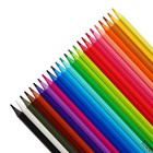 Карандаши цветные пластиковые 24 цвета Гамма "Мультики", заточенные, ПВХ, европодвес 251220213 - Фото 2