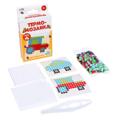 УЦЕНКА Термомозаика «Автомобили» с пинцетом