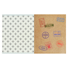 Тетрадь 48 листов в клетку с двойной обложкой, на скрепке, "Прятки", обложка 1 крафтовый картон с вырубкой, обложка 2 мелованная бумага, блок 60 г/м2 - фото 24643322