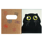 Тетрадь 48 листов в клетку с двойной обложкой, на скрепке, "Прятки", обложка 1 крафтовый картон с вырубкой, обложка 2 мелованная бумага, блок 60 г/м2 - фото 24643324