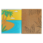 Тетрадь 48 листов в клетку с двойной обложкой, на скрепке, "Прятки", обложка 1 крафтовый картон с вырубкой, обложка 2 мелованная бумага, блок 60 г/м2 - фото 24643328