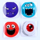 Сквиш антистресс - игрушка «Глазки», с наклейками, МИКС - Фото 6