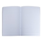 Тетрадь А4, 96 листов линия Синий,обложка бумвинил, блок 60 г/м2 - фото 7011222