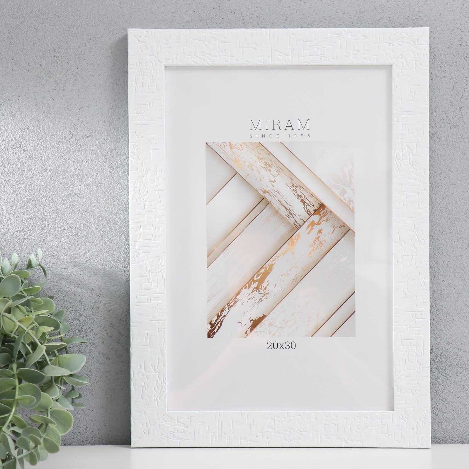 Фоторамка пластик "МИРАМ" 20х30 см, 651561-8, (пластиковый экран ...