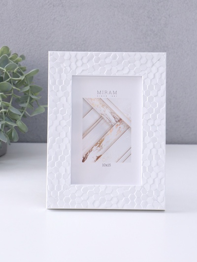 Фоторамка для фото 10×15 см «МИРАМ», пластик, (пластиковый экран)