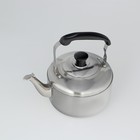 Чайник, 3 л, со свистком, нержавеющая сталь, цвет хромированный - Фото 5