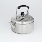 Чайник, 7 л, нержавеющая сталь, со свистком, цвет хромированный - Фото 2