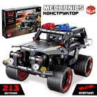 Конструктор полицейский внедорожник UNICON Mechanics, инерционный, 213 деталей, 6+ - Фото 1
