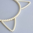 Ободок новогодний для волос жемчужный «Самой милой», 14 х 18 см - Фото 4