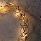 Светодиодная фигура «Плетёный венок», 29x7x30 см, 30 LED, ААх3 (не в компл.), Т/БЕЛЫЙ - фото 809676039
