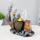 Плазменный шар "Диковинка" цветной 19х12х18 см RISALUX - фото 22414784