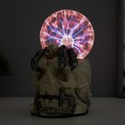 Плазменный шар "Череп" цветной 12х17х20 см RISALUX - Фото 3