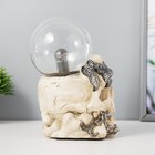 Плазменный шар «Череп» цветной 12×17×20 см RISALUX - Фото 5