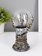 Плазменный шар «Ручища» серый 14×14×22 см RISALUX - Фото 1