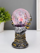 Плазменный шар «Ручища» серый 14×14×22 см RISALUX - Фото 2