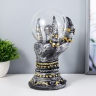 Плазменный шар «Ручища» серый 14×14×22 см RISALUX - Фото 3